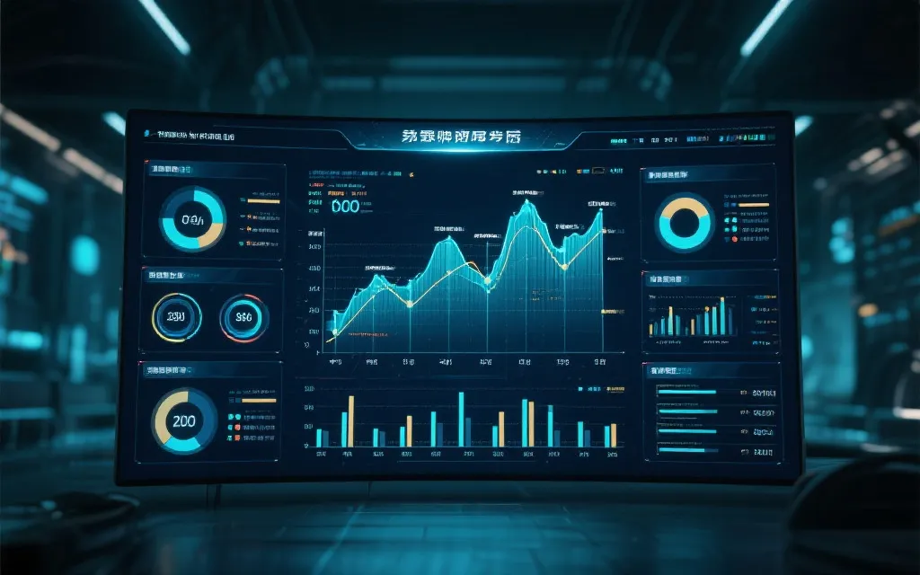 数据大屏实时滚动显示直播结果，技术感十足